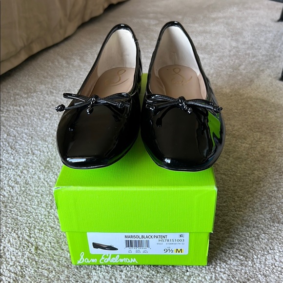 Sam Edelman Marisol Women's Black Patent Loafers - Picture 1 of 8